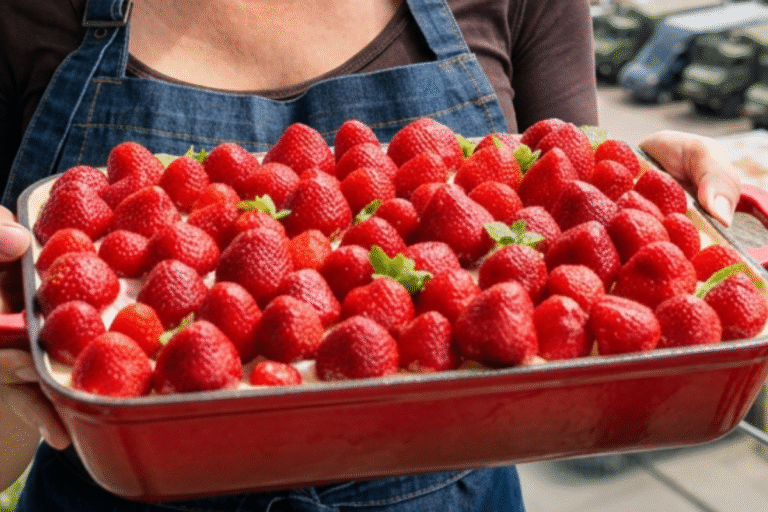 Strawberry tiramisu: a summer favourite